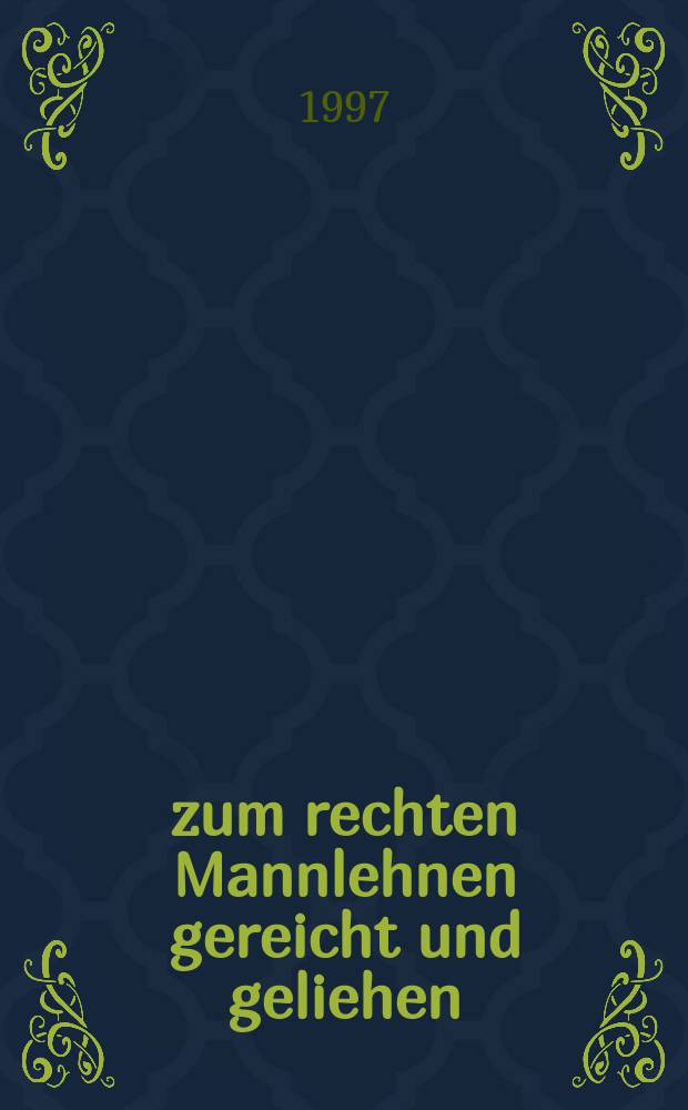 ... zum rechten Mannlehnen gereicht und geliehen : feudale Strukturen in der Herrschaft Oppurg vom Ende des Mittelalters bis zum 19. Jahrhundert = Феодальные структуры Оппурга с конца Средних веков до XIX века