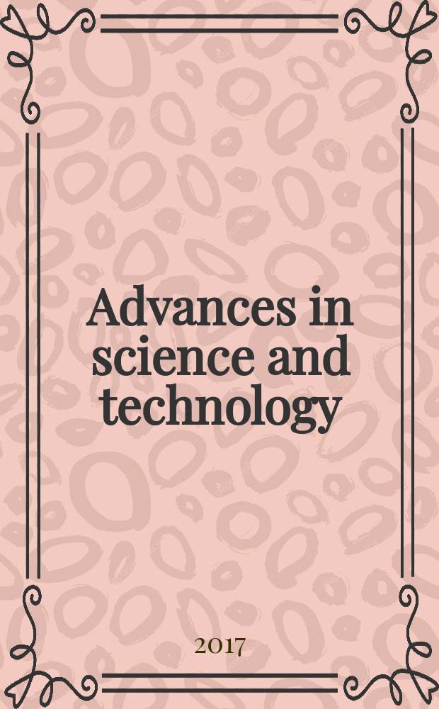 Advances in science and technology : VIII Международная научно-практическая конференция, 30 апреля 2017, Научно-издательский центр "Актуальность.РФ" сборник статей. Ч. 2