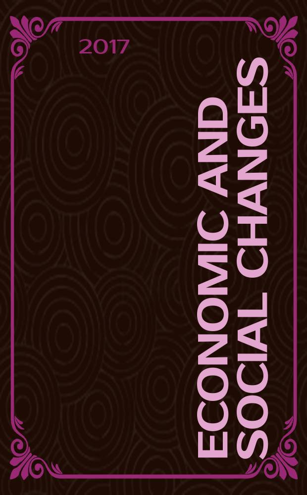 Economic and social changes: facts, trends, forecast. Vol. 10, № 3