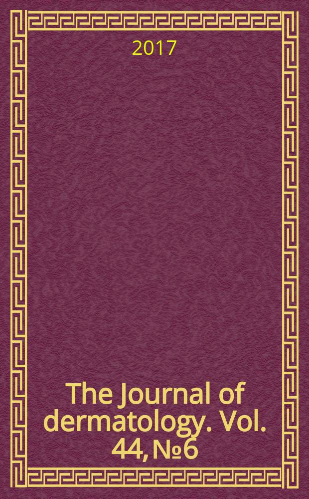 The Journal of dermatology. Vol. 44, № 6