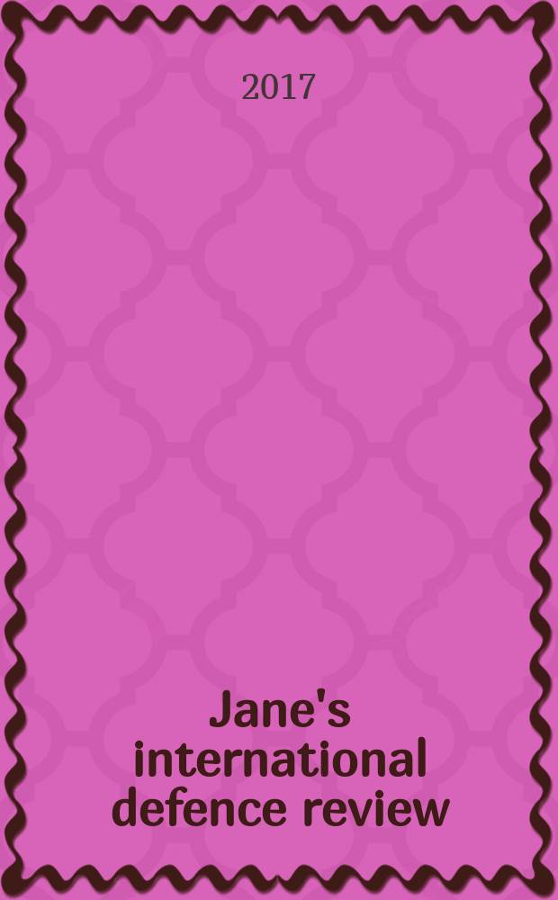 Jane's international defence review : Jane's IDR. Vol. 50, Aug.