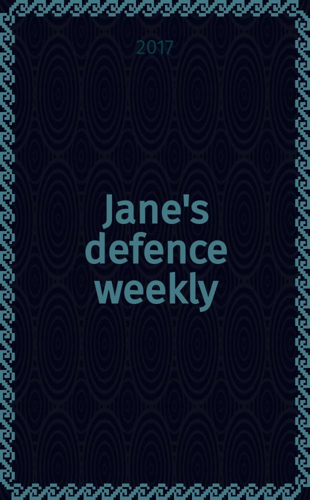Jane's defence weekly : An intern. Thomson publ. Vol. 54, № 30