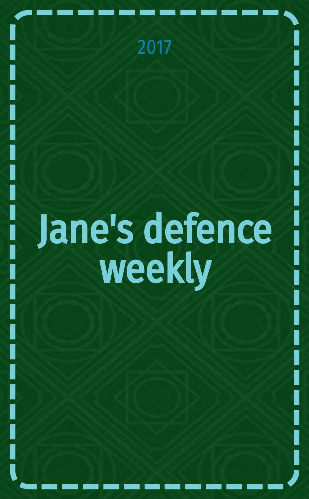 Jane's defence weekly : An intern. Thomson publ. Vol. 54, № 31