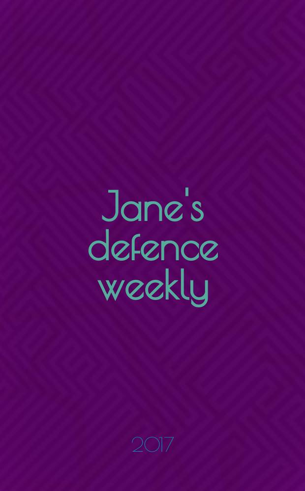 Jane's defence weekly : An intern. Thomson publ. Vol. 54, № 34