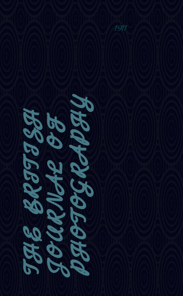 The British journal of photography : the recognised organ of professional and amateur photographers published weekly. Vol. 58, № 2688