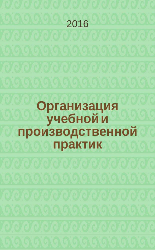 Организация учебной и производственной практик : учебное электронное издание комплексного распространения : для студентов направления подготовки "Бизнес-информатика" очной, очно-заочной и заочной форм обучения