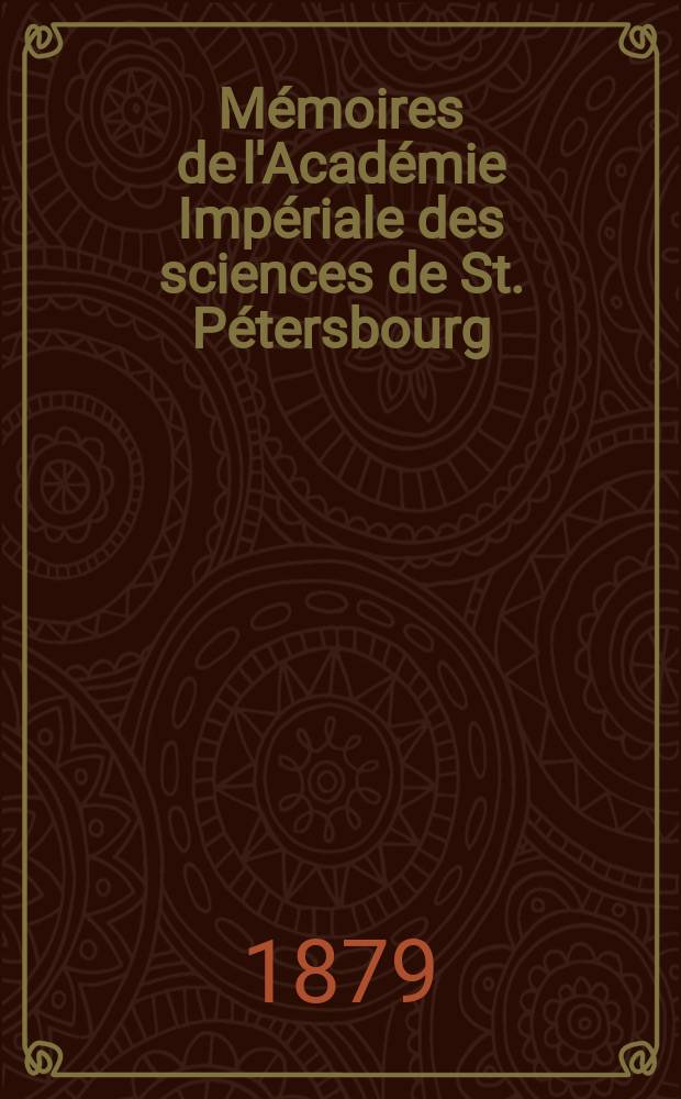 Mémoires de l'Académie Impériale des sciences de St. Pétersbourg : avec l'histoire de l'Academie. Sér. 7, t. 26, № 13 : Die Kohlensäure des Blutes = Углекислота крови
