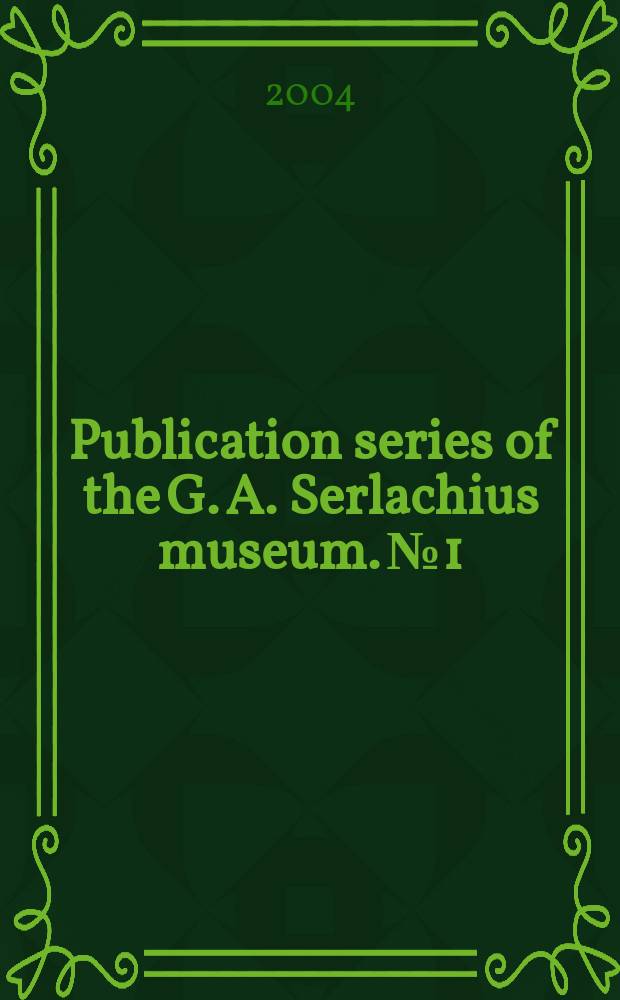 Publication series of the G. A. Serlachius museum. № 1 : Under the eagle' s wings = Под крыльями орла