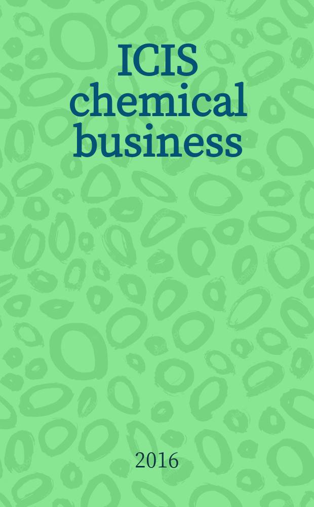 ICIS chemical business : regional intelligence global analysis. Vol. 289, № 1