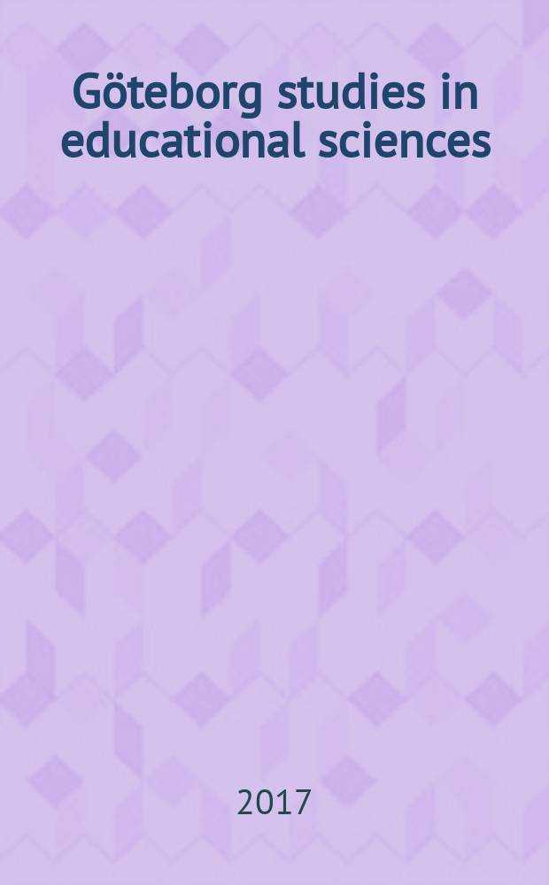 Göteborg studies in educational sciences : Fritidshem eller servicehem? = Центр отдыха или центр услуг? Этнографические исследования центров отдыха в трех различных социально-экономических областях