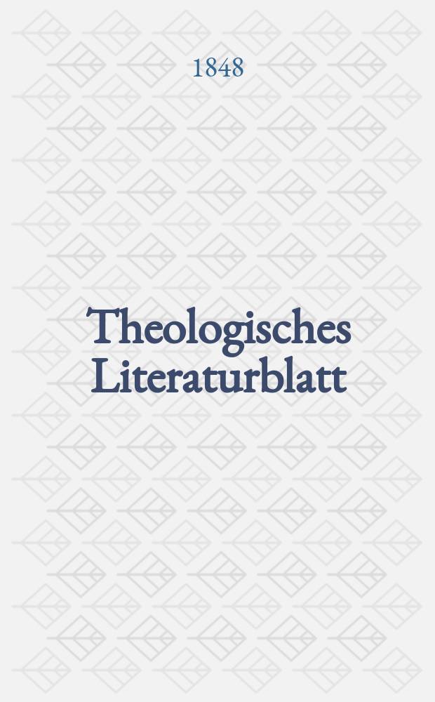 Theologisches Literaturblatt : zur Allgemeinen Kirchenzeitung. 1848, № 14