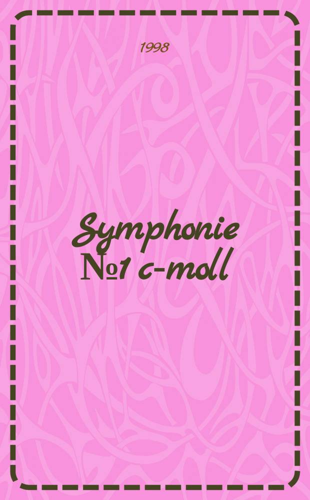 Symphonie № 1 c-moll