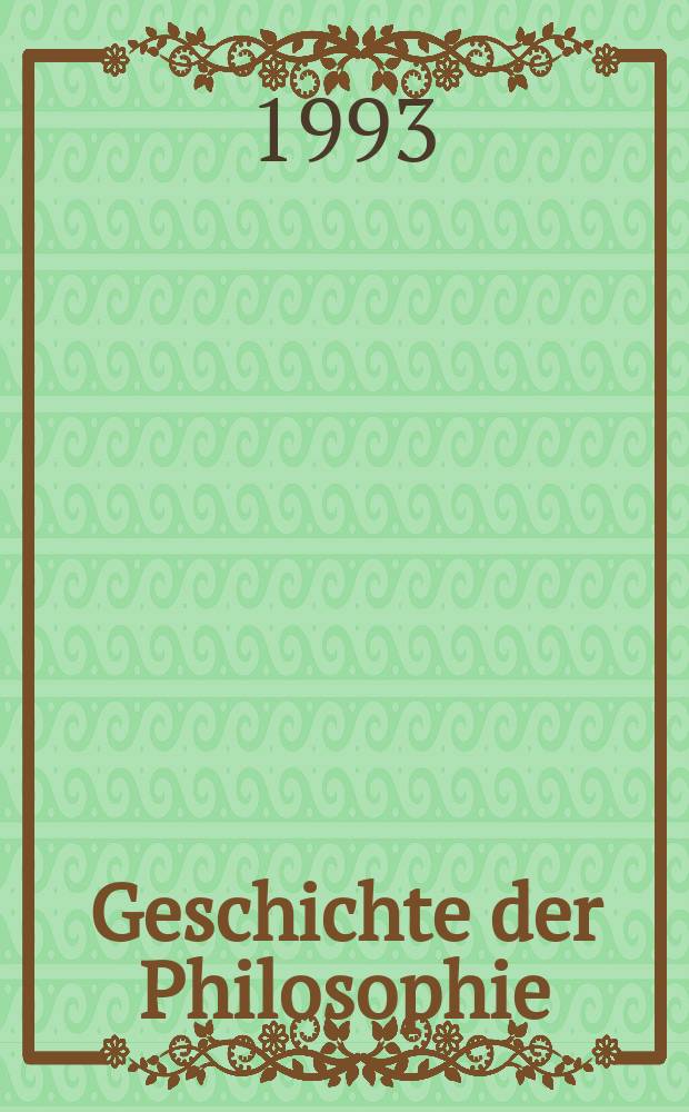 Geschichte der Philosophie : eine Einführung in die europäische Philosophiegeschichte mit Blick auf die Geschichte der Wissenschaften und die politische Philosophie = История философии - введение в историю европейской философии с точки зрения истории науки и политической философии.