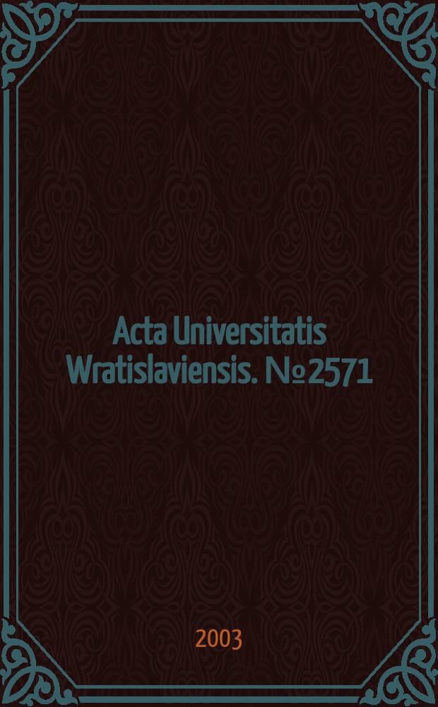 Acta Universitatis Wratislaviensis. № 2571 : Powieść totalna
