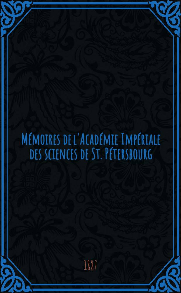 Mémoires de l'Académie Impériale des sciences de St. Pétersbourg : avec l'histoire de l'Academie. Sér. 7, t. 35, № 5 : Beschreibung einiger Vogelbastarde = Описание птиц гибридов
