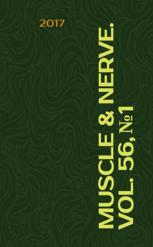 Muscle & nerve. Vol. 56, № 1
