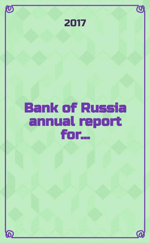 Bank of Russia annual report for ..