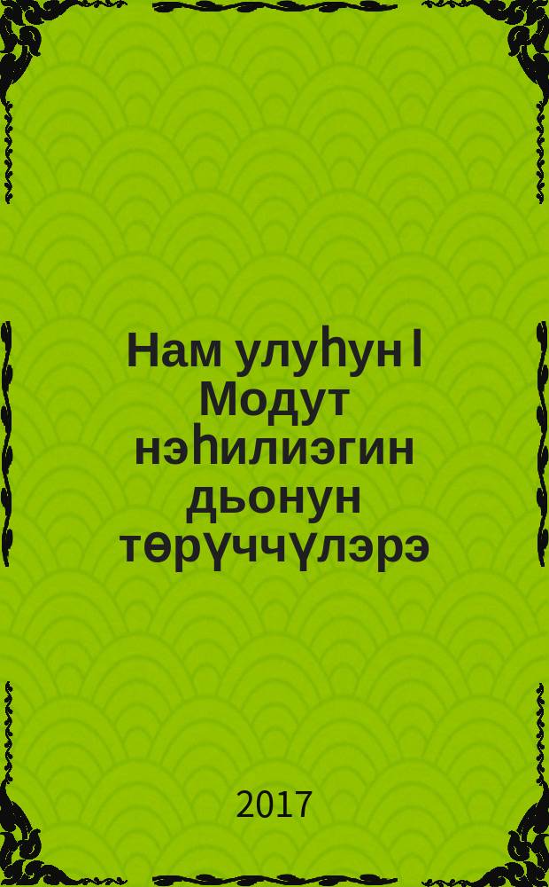 Нам улуhун I Модут нэhилиэгин дьонун төрүччүлэрэ = Родословные жителей I Модутского наслега Наского улуса
