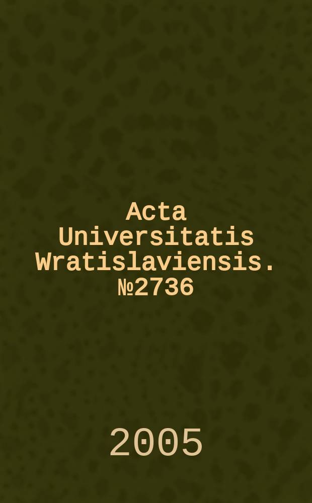 Acta Universitatis Wratislaviensis. №2736 : Die deutsche politische Rede