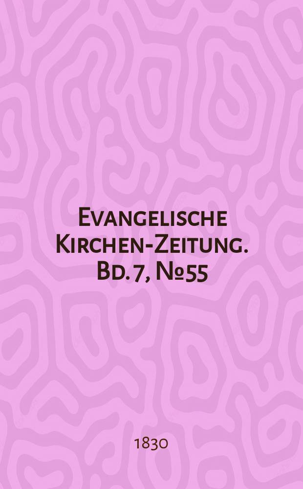 Evangelische Kirchen-Zeitung. Bd. 7, № 55