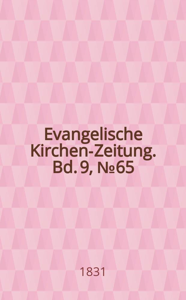 Evangelische Kirchen-Zeitung. Bd. 9, № 65