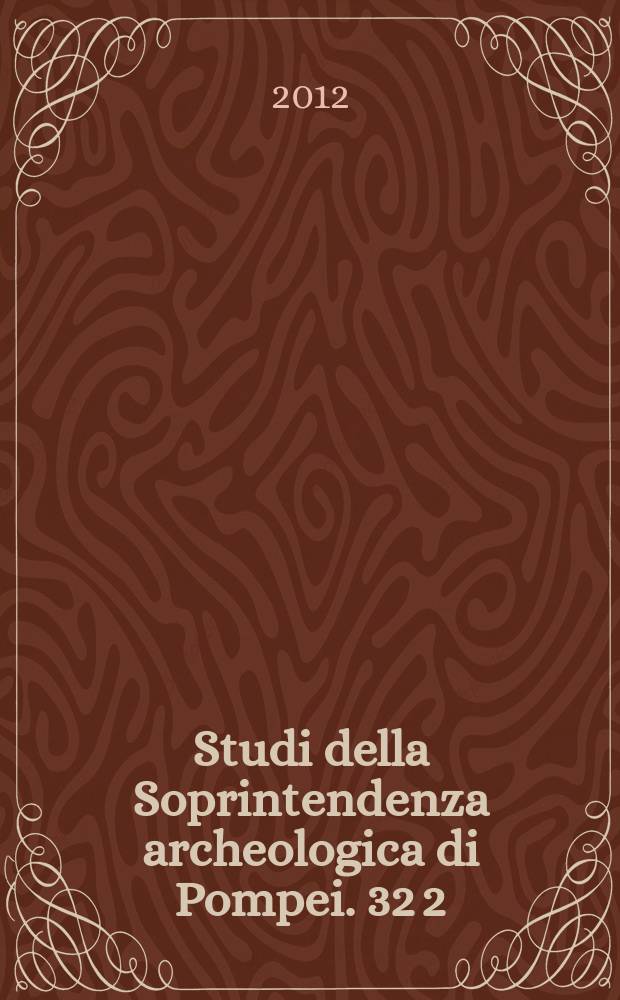 Studi della Soprintendenza archeologica di Pompei. 32 [2] : L'abitato protostorico di Poggiomarino = Протоисторическое поселение в Поджомарино
