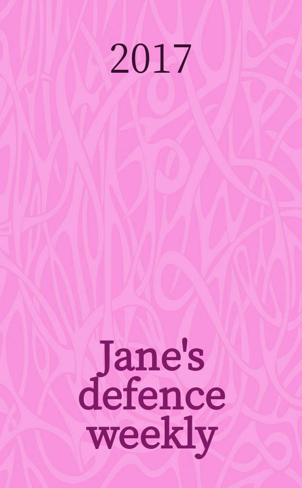 Jane's defence weekly : An intern. Thomson publ. Vol. 54, № 47
