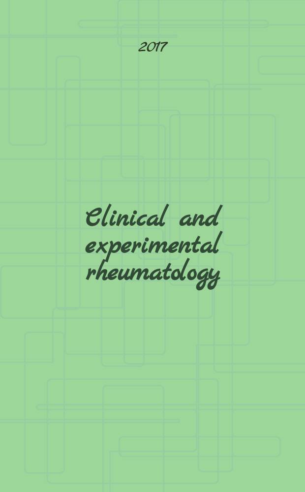 Clinical and experimental rheumatology : An Intern. j. of rheumatic a. connective tissue diseases. Scleroderma