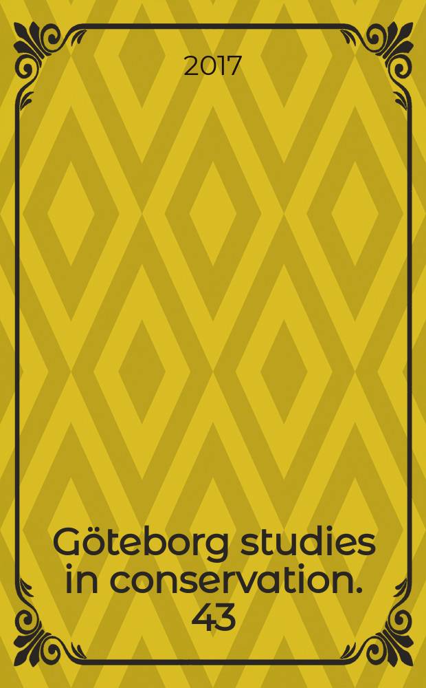 Göteborg studies in conservation. 43 : Wooden objects in historic buildings