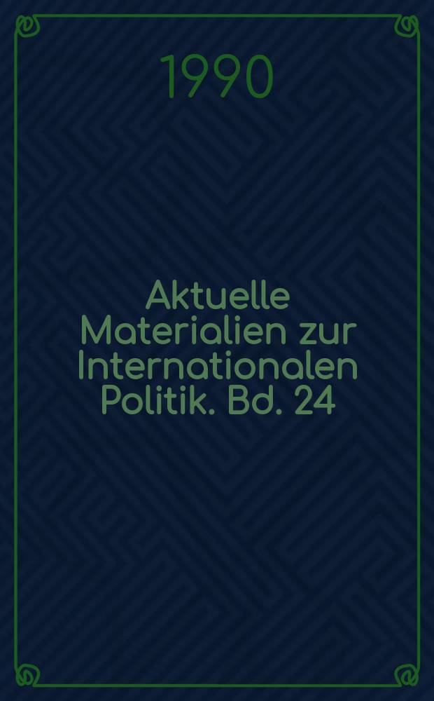 Aktuelle Materialien zur Internationalen Politik. Bd. 24 : Frankreichs Entspannungspolitik der 70er Jahre: zwischen Status quo und Friedlichem Wandel = Политик Разрядки во Франции в 1970-ые гг.: между "статусом кво" и мирными изменениями
